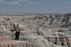 Mirante no Badlands National Park, em South Dakota, nos Estados Unidos